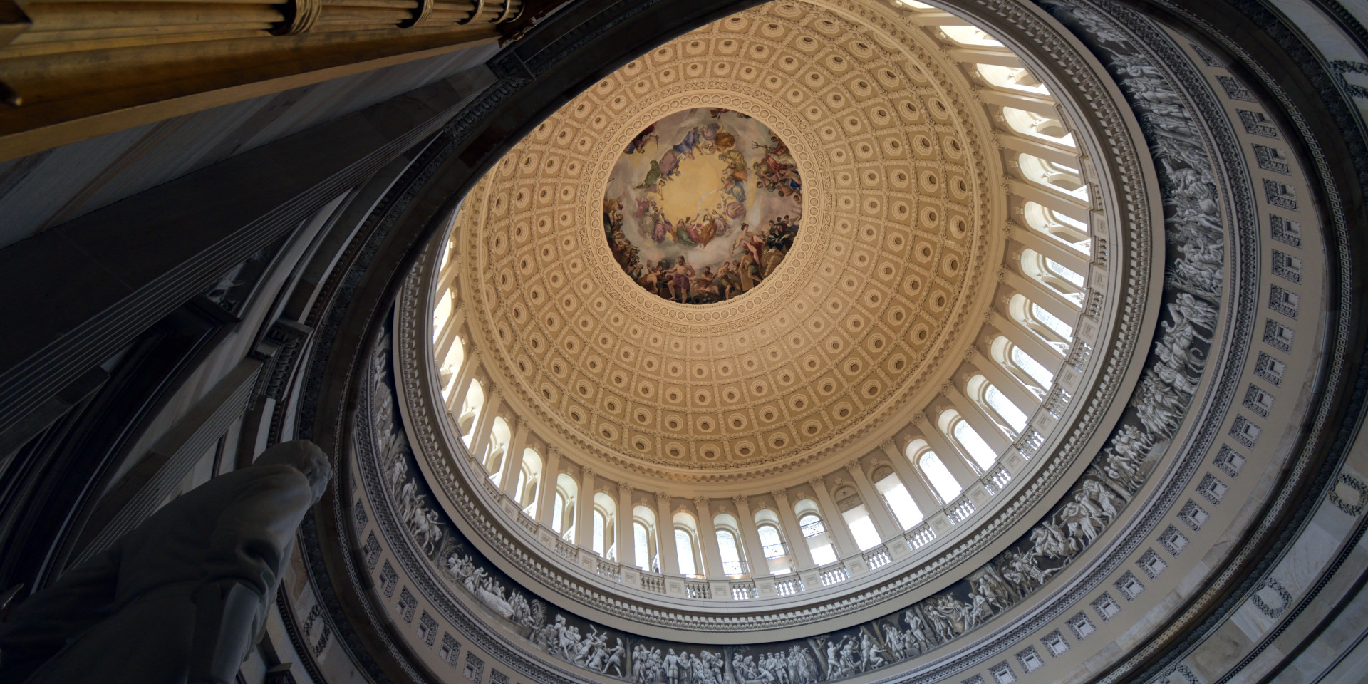 U.S. Capitol Dome interior view